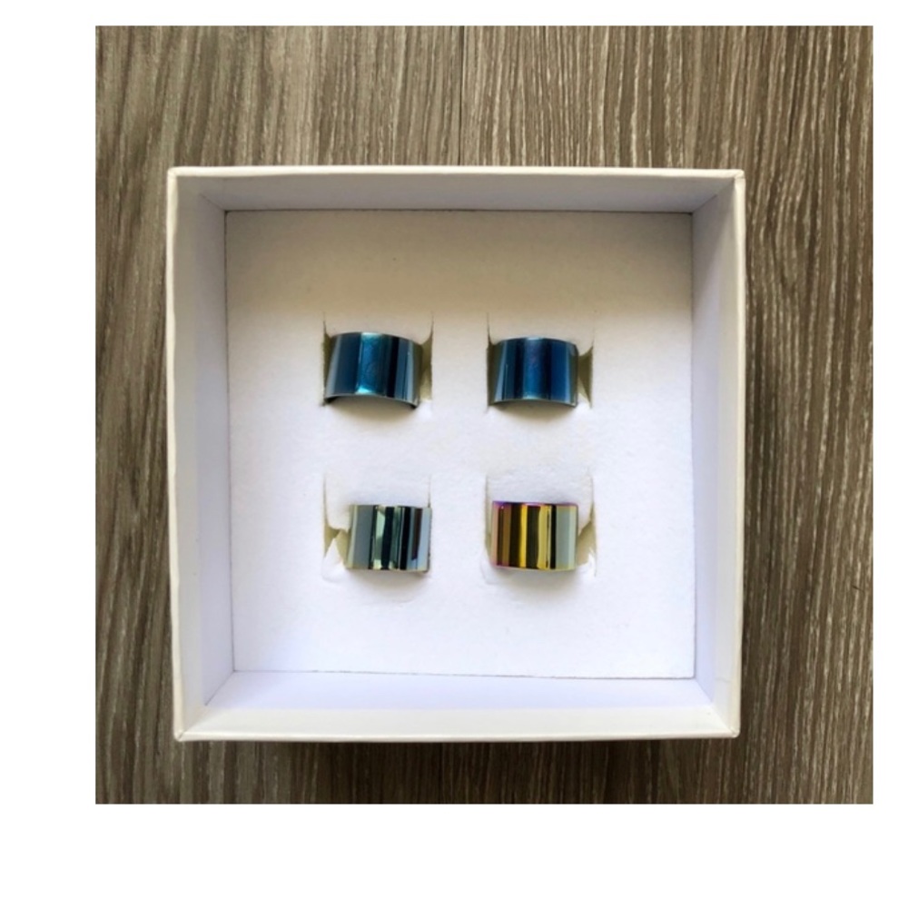 Maison Margiela Iridescent Knuckle Duster Rings